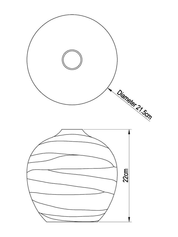 Iridescent Drizzle Easy Fit Pendant Lamp Shade - Image 5 of 5
