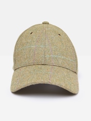 Joules Daley Green Check Cap - Image 4 of 7