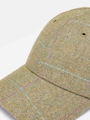Joules Daley Green Check Cap - Image 5 of 7