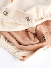 Cream Peach Dungarees And Bodysuit Baby Set (0mths-2yrs) - Image 9 of 9