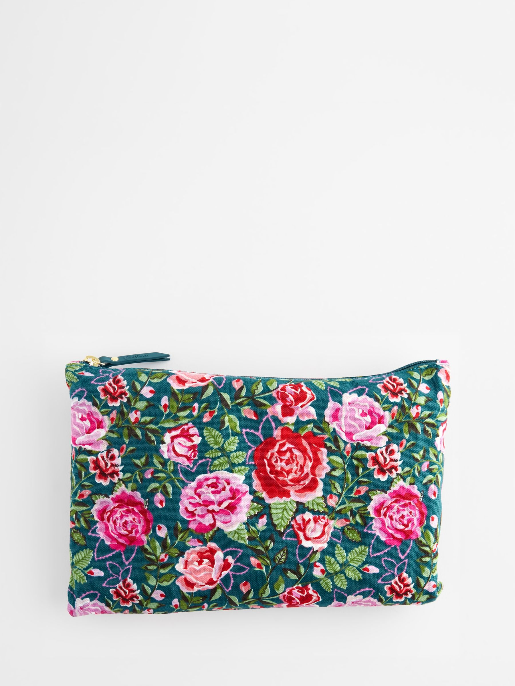 Womens Cath Kidston Green Floral 100 Cotton Overnight Travel Bag Green Floral