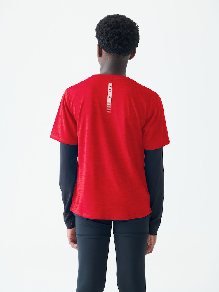 Reebok Reflective Print Sports T-Shirt - Image 2 of 7