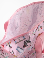 Cath Kidston Pink Toys Print 100% Cotton Overnight Travel Bag - Image 11 of 12