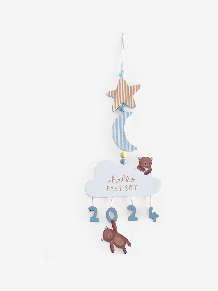 Blue Boy Born in 2024 Hanging Decoration - Image 3 of 3