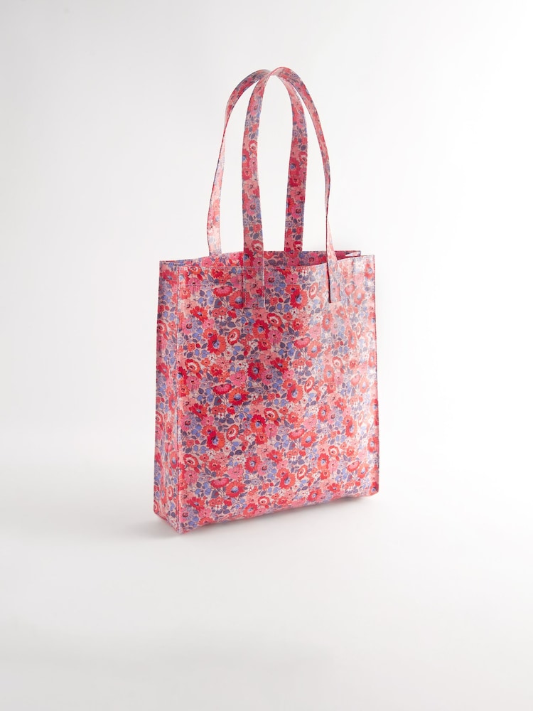 Cath Kidston Pink Ditsy Floral Large Coated 100% Cotton Book Bag - Image 2 of 7 Cath Kidston Pink Ditsy Floral Large Coated 100% Cotton Book Bag - Image 2 of 7