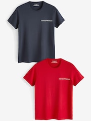 Emporio Armani Bodywear T-Shirts 2 Pack - Image 5 of 7
