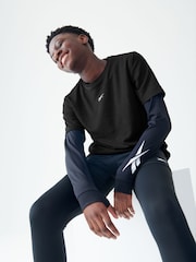 Reebok Reflective Print Sports T-Shirt - Image 2 of 9