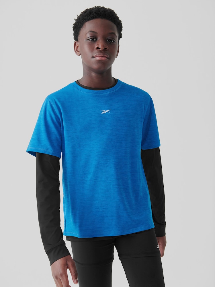 Reebok Reflective Print Sports T-Shirt - Image 1 of 7