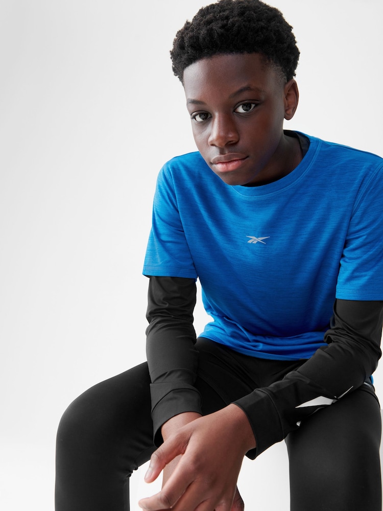 Reebok Reflective Print Sports T-Shirt - Image 2 of 7