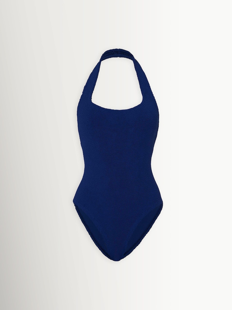 Hunza G Navy Sandy Swimsuit - Image 1 of 1 Hunza G Navy Sandy Swimsuit - Image 1 of 1