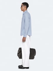 Көк - AllSaints Judd Long Sleeve Shirt - 8суретінің 7 суреті