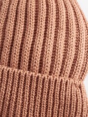 Neutral Knitted Pom Hat (3mths-10yrs) - Image 2 of 2