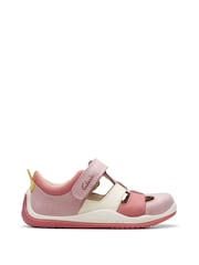Clarks Pink Combi Noodle Sun T Sandals - Image 1 of 7