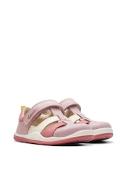 Clarks Pink Combi Noodle Sun T Sandals - Image 4 of 7