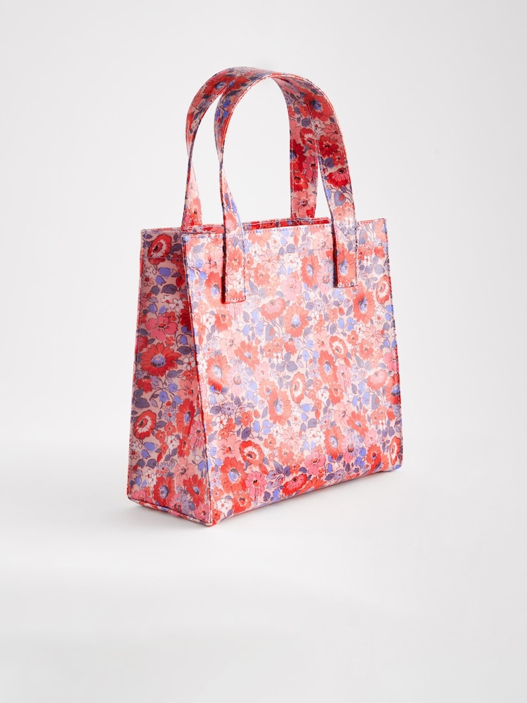 Cath Kidston Pink Ditsy Floral 100% Cotton Small Coated Bookbag - Image 2 of 5