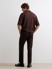 River Island Brown Slim Fit Stretch Chino Trousers - Image 2 of 4