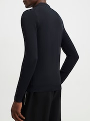 River Island Black Muscle Fit Polo Shirt - Image 4 of 4