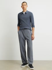 River Island Grey Muscle Fit Polo Shirt - Image 3 of 4