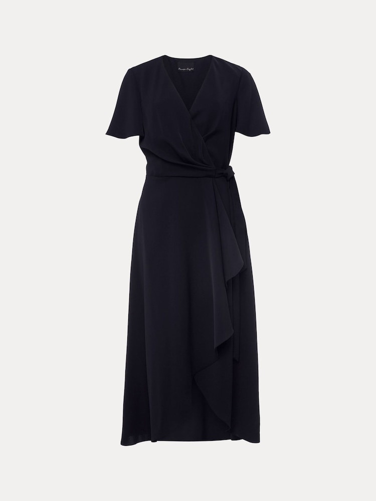 Phase Eight Blue Petite Julissa Wrap Dress - Image 7 of 7
