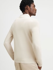 River Island Cream Muscle Fit Polo Shirt - Image 2 of 4