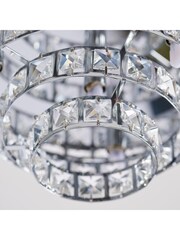 Gallery Home Chrome Louise Ceiling Light Lamp - Image 5 of 9