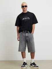 River Island Oversized Tatsuno Print T-Shirt - صورة 3 من 4