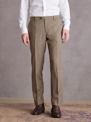 Stone Slim Fit Signature Wool Suit: Trousers - Image 1 of 9