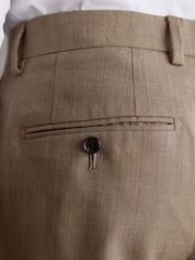 Stone Slim Fit Signature Wool Suit: Trousers - Image 5 of 9