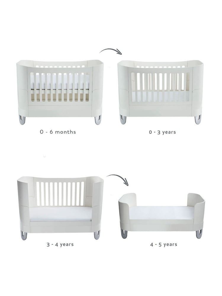 Gaia Baby White Gaia Serena Cot Bed - Image 1 of 1