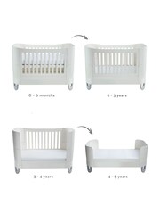 Gaia Baby White Gaia Serena Cot Bed - Image 2 of 7