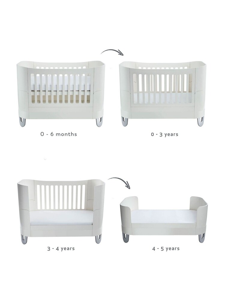 Gaia Baby White Gaia Serena Cot Bed - Image 2 of 7
