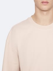 AllSaints Light Pink Shadow Short Sleeve Crew Neck T-Shirt - Image 4 of 8