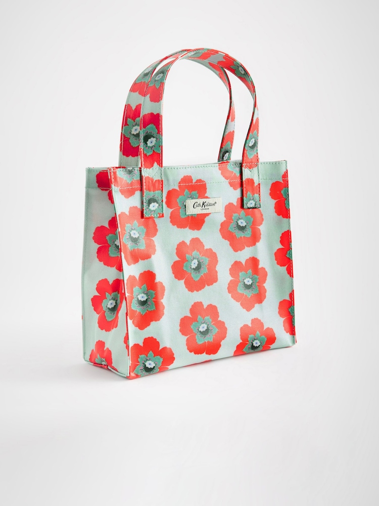 Cath Kidston Blue Floral Small 100% Cotton Bookbag - Image 2 of 6