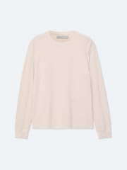 AllSaints White Raine Long Sleeve Crew Neck T-Shirt - Image 8 of 8