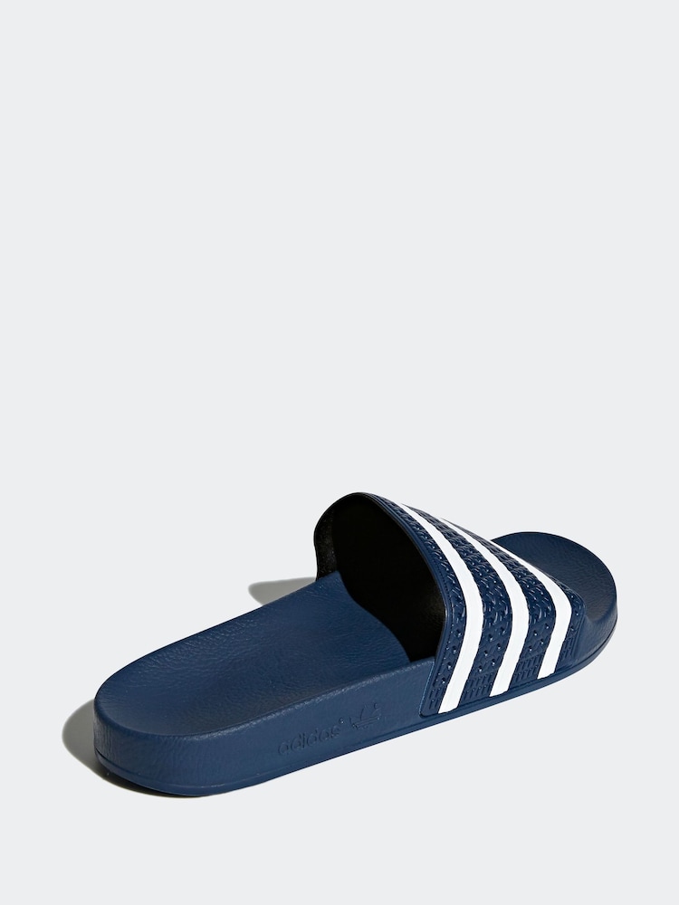 Granatowy - Klapki adidas Originals Adilette - Image 5 of 12