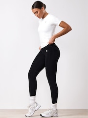 Gym King White Power Lightweight Seamless Loose Fit T-Shirt - Image 3 of 4