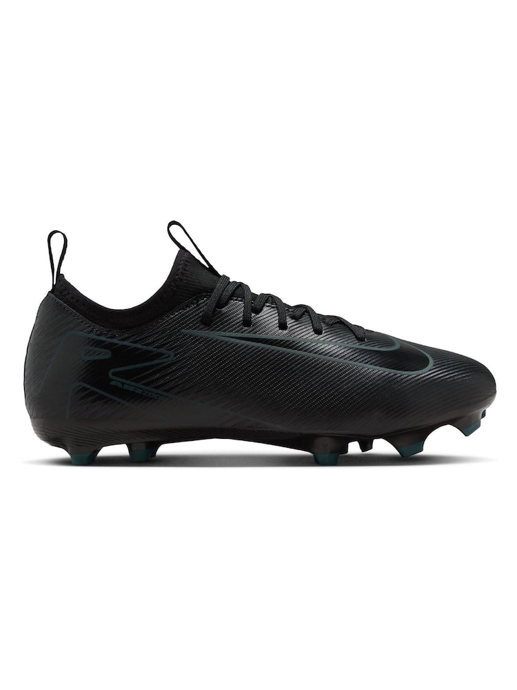 Nike Black/Green Kids Mercurial Zoom Vapor 16 Academy Multi Ground Football Boots - Image 1 of 12