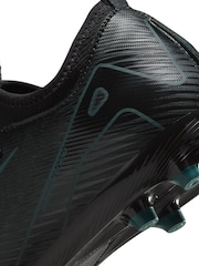 Nike Black/Green Kids Mercurial Zoom Vapor 16 Academy Multi Ground Football Boots - Image 11 of 12