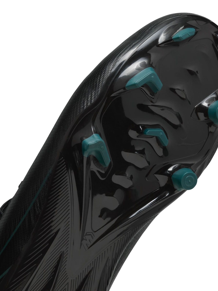 Nike Black/Green Kids Mercurial Zoom Vapor 16 Academy Multi Ground Football Boots - Image 12 of 12