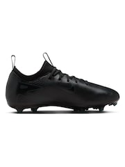 Nike Black/Green Kids Mercurial Zoom Vapor 16 Academy Multi Ground Football Boots - Image 4 of 12
