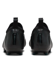 Nike Black/Green Kids Mercurial Zoom Vapor 16 Academy Multi Ground Football Boots - Image 6 of 12