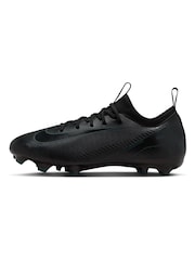 Nike Black/Green Kids Mercurial Zoom Vapor 16 Academy Multi Ground Football Boots - Image 7 of 12