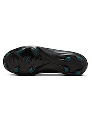 Nike Black/Green Kids Mercurial Zoom Vapor 16 Academy Multi Ground Football Boots - Image 8 of 12
