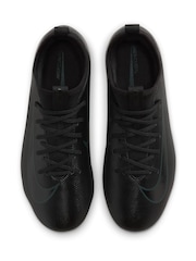 Nike Black/Green Kids Mercurial Zoom Vapor 16 Academy Multi Ground Football Boots - Image 9 of 12