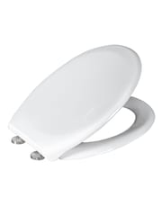 Showerdrape White Granada Soft Close One Button Release Toilet Seat - Image 2 of 4