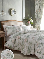 Appletree Green Campion 100% Cotton Duvet Cover Set - Image 1 of 4