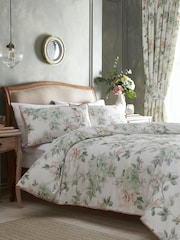 Appletree Green Campion 100% Cotton Duvet Cover Set - Image 2 of 4