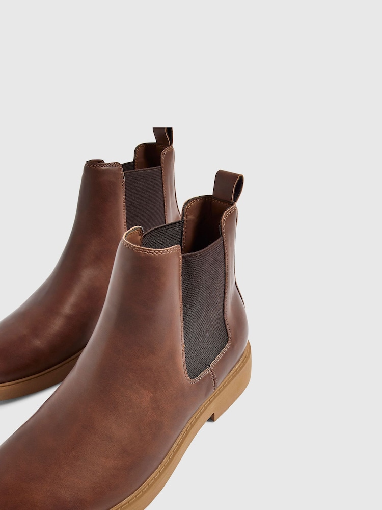 River Island Brown Chelsea Boots - Image 5 of 5