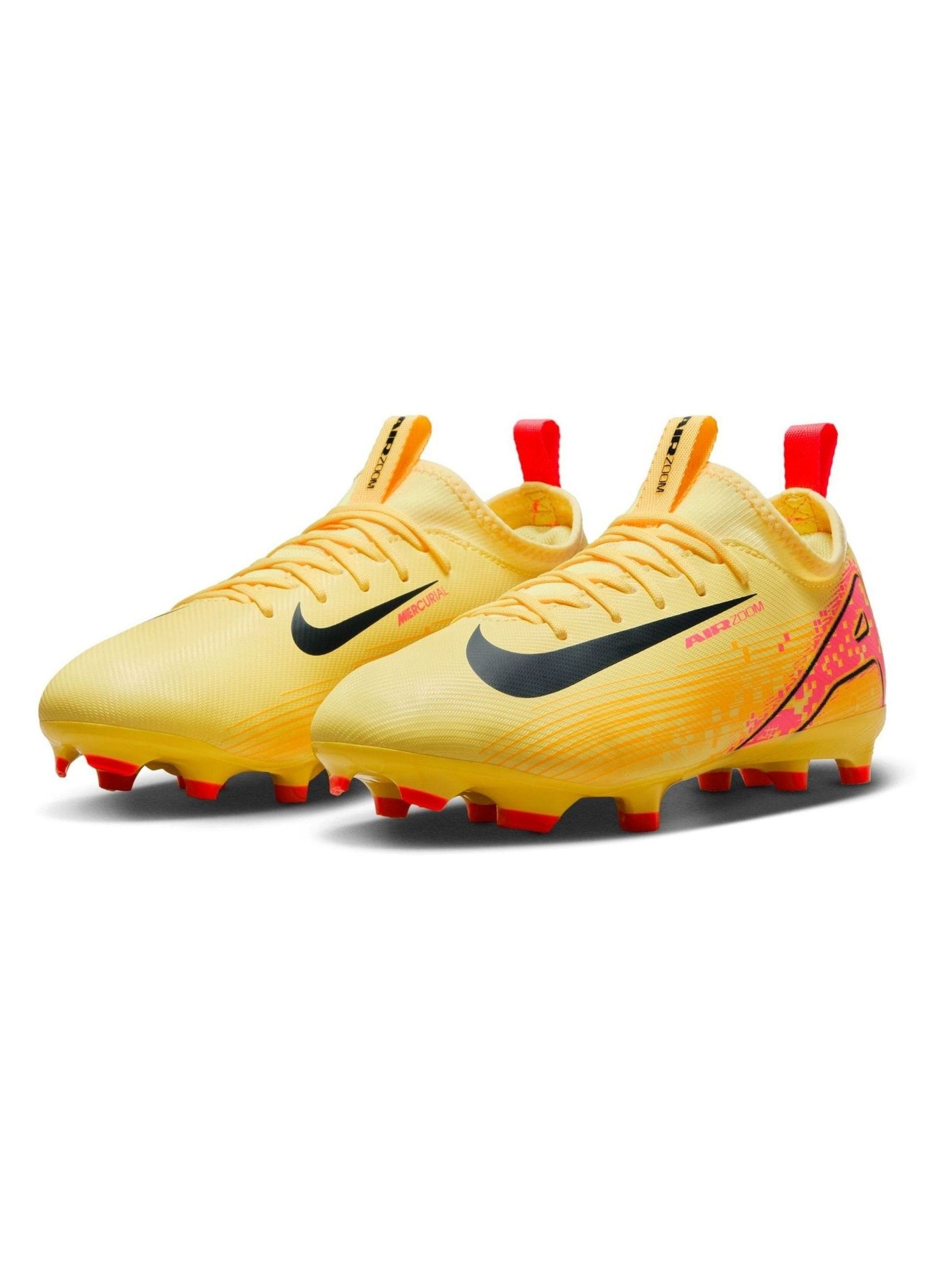 Buy Nike Laser Orange Kids Zoom Mercurial Vapor 16 Academy Kylian Mbappe Multi Ground Football Boots from Next Luxembourg
