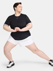 Nike Black Curve One Classic Dri-FIT Short-Sleeve Fitness T-Shirt - Image 1 of 8